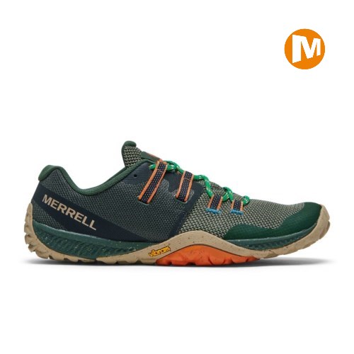 Merrell Glove 6 Eco Laufschuhe Herren Olivgrün [DE-YXVRK]